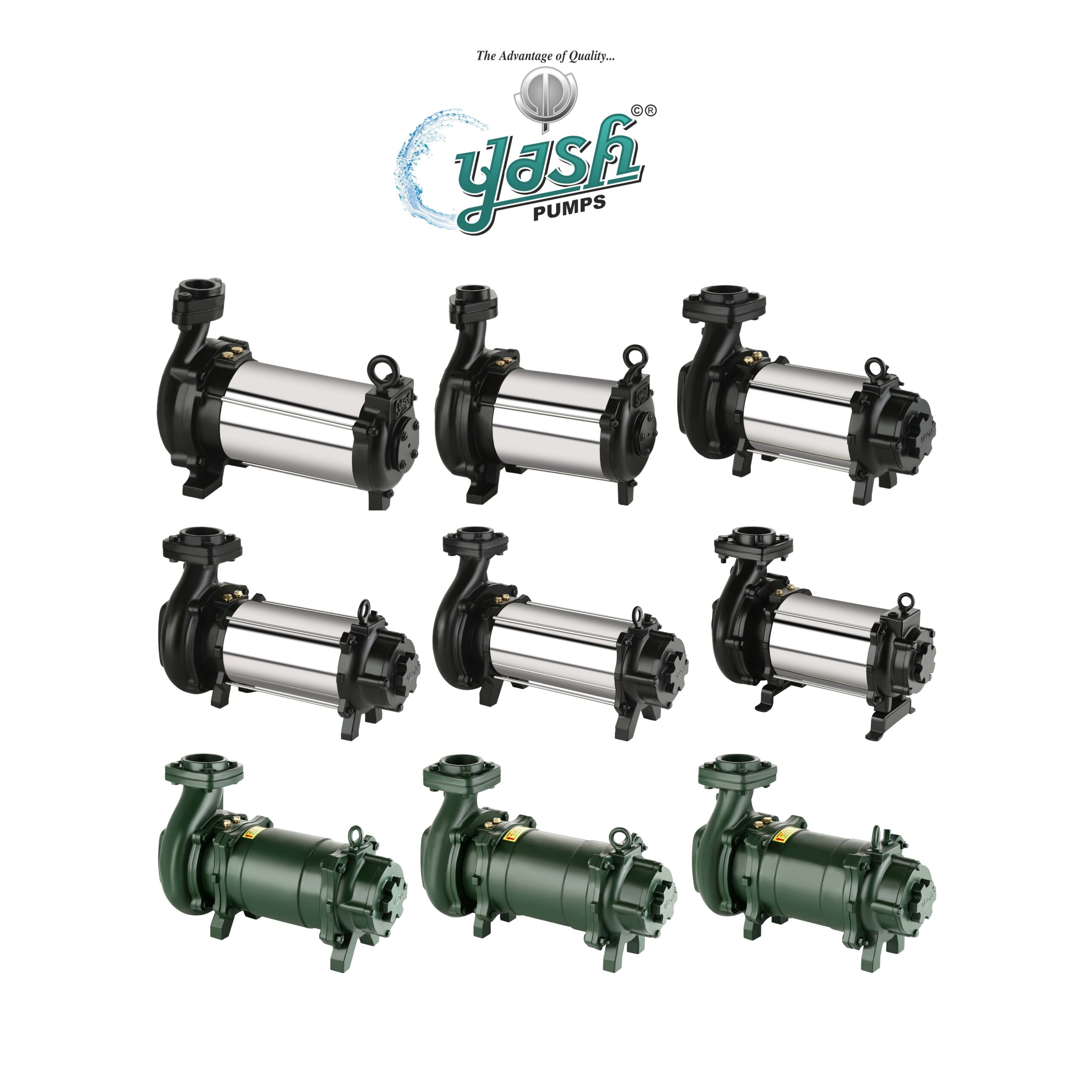 HORIZONTAL OPENWELL SUBMERSIBLE PUMP SET